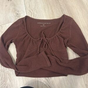Aeropostale brown long sleevev